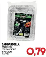 Gambardella - Vaschette Con Coperchio 8 Porzioni 2 Pezzi