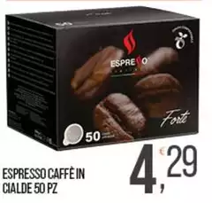 Espresso Caffè In Cialde 50 Pz
