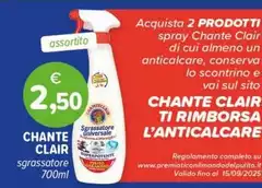 Chanteclair - Sgrassatore