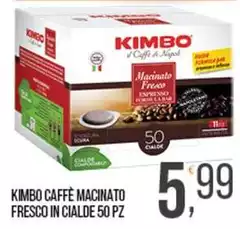 Kimbo - Caffè Macinato Fresco In Cialde 50 Pz