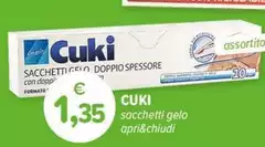Cuki - Sacchetti Gelo Apri&Chiudi
