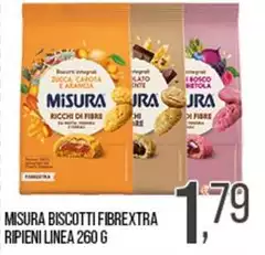 Misura - Biscotti Fibrextra Ripieni Linea