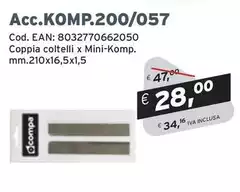 Linea Combinate Lavorazione Legno Acc.KOMP.200/057