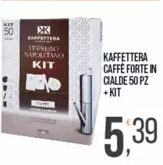 Kaffettera - Caffè Forte In Cialde 50 Pz + Kit