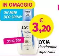 Lycia - Deodorante Vapo