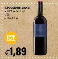 Il Poggio Dei Vigneti -  Merlot Veneto IGT