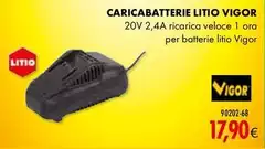 Vigor - Caricabatterie Litio