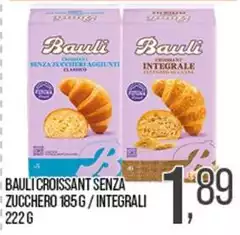 Bauli - Croissant Senza Zucchero/Integrali 
