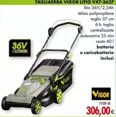 Vigor - Tagliaerba Litio VXT-3637
