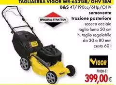 Vigor - Tagliaerba WR-65318B/OHV SEM