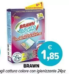 Brawn - Fogli Cattura Colore Con Igienizzante 