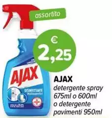 Ajax - Detergente Spray O Detergente Pavimenti