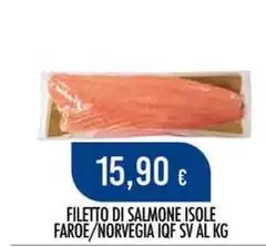 Filetto Di Salmone Isole Faroe/ Norvegia Iqf Sv