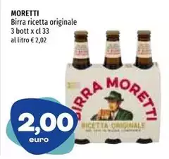 Moretti - Birra Ricetta Originale 3 Bott