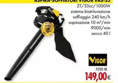 Vigor - Aspira-Soffiatori VAS-33