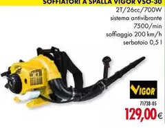 Vigor - Soffiotori A Spalla VSO-30