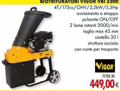 Vigor - Biotrituratori VBI 3200