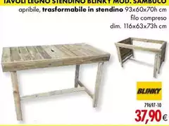 Blinky - Tavoli Legno Stendino Mod. Sambuco