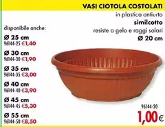 Vasi Ciotola Costolati 