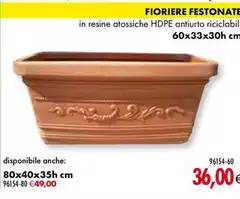 Fioriere Festonate