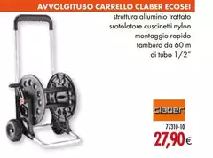 Claber - Avvolgitubo Carrello Claber Ecosei