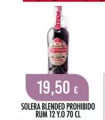 Solera - Blended Prohibido Rum