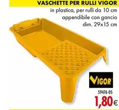 Vigor - Vaschette Per Rulli