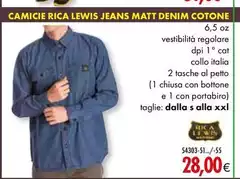 Rica Lewis - Camicie Rica Matt Denim Cotone
