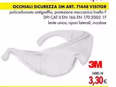Occhiali Sicurezza 3m Art.71448 Visitor