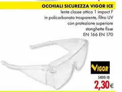 Vigor - Occhiali Sicurezza Ice