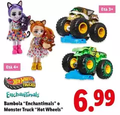 Bambola "Enchantimals" O Monster Truck "Hot Wheels"