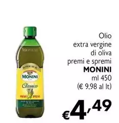 Monini - Olio Extra Vergine Di Oliva Premi E Spremi