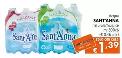 Sant'anna - Acqua Naturale/ Frizzante