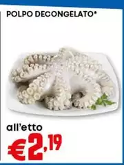 Polpo Decongelato