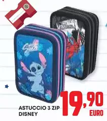 Disney - Astuccio 3 Zip