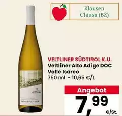 Vallè - Vletliner Alto Adige DOC