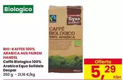 Arabica Aus Fairem Handel Caffè Biologico 100% Arabica Equo Solidale