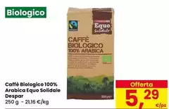 Caffè Biologico 100% Arabica Equo Solidale