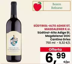 Cantina Gries - St. Maddalener K.U. Südtirol Alto Adige DOC Magdalener