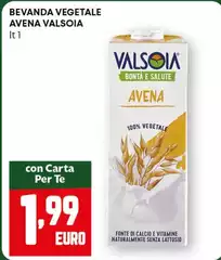 Valsoia - Bevanda Vegetale Avena