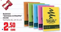 Favini - Blocco "schizza E Strappa"