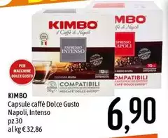 Kimbo - Capsule Caffè Dolce Gusto Napoli, Intenso