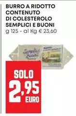 Solo - Burro A Ridotto Contenuto Di Colesterolo Semplici E Buoni