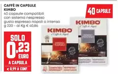Kimbo - Caffè In Capsule
