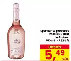 La Gioiosa - Spumante Prosecco Rosè DOC Brut