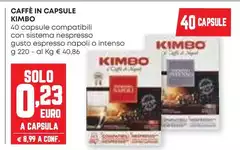 Kimbo - Caffè In Capsule