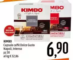 Kimbo - Capsule Caffè Dolce Gusto Napoli, Intenso