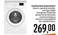 Beko - Lavatrice WUX81282WI/AT