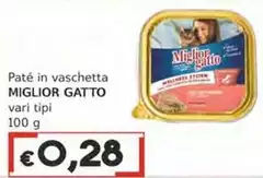 Miglior Gatto - Paté In Vaschetta
