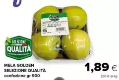 Selezione qualità - Mela Golden Selezione Qualità